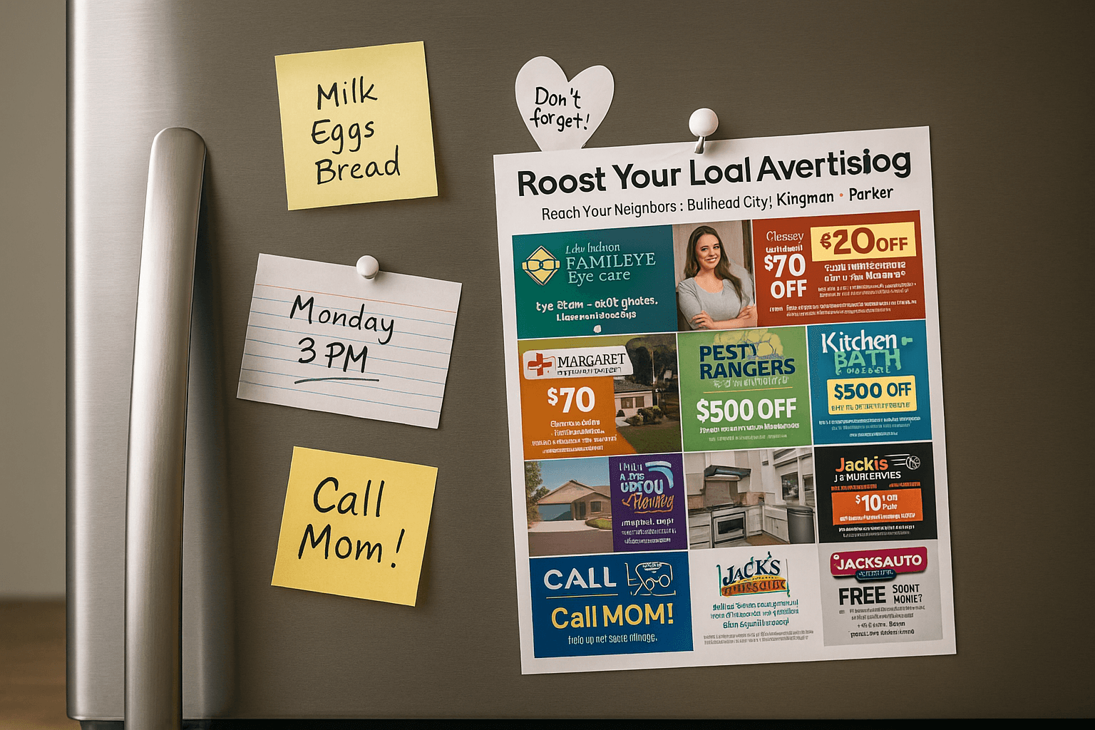 9x12 co op direct mail marketing Lake Havasu, Kingman, Parker, Bullhead City Arizona