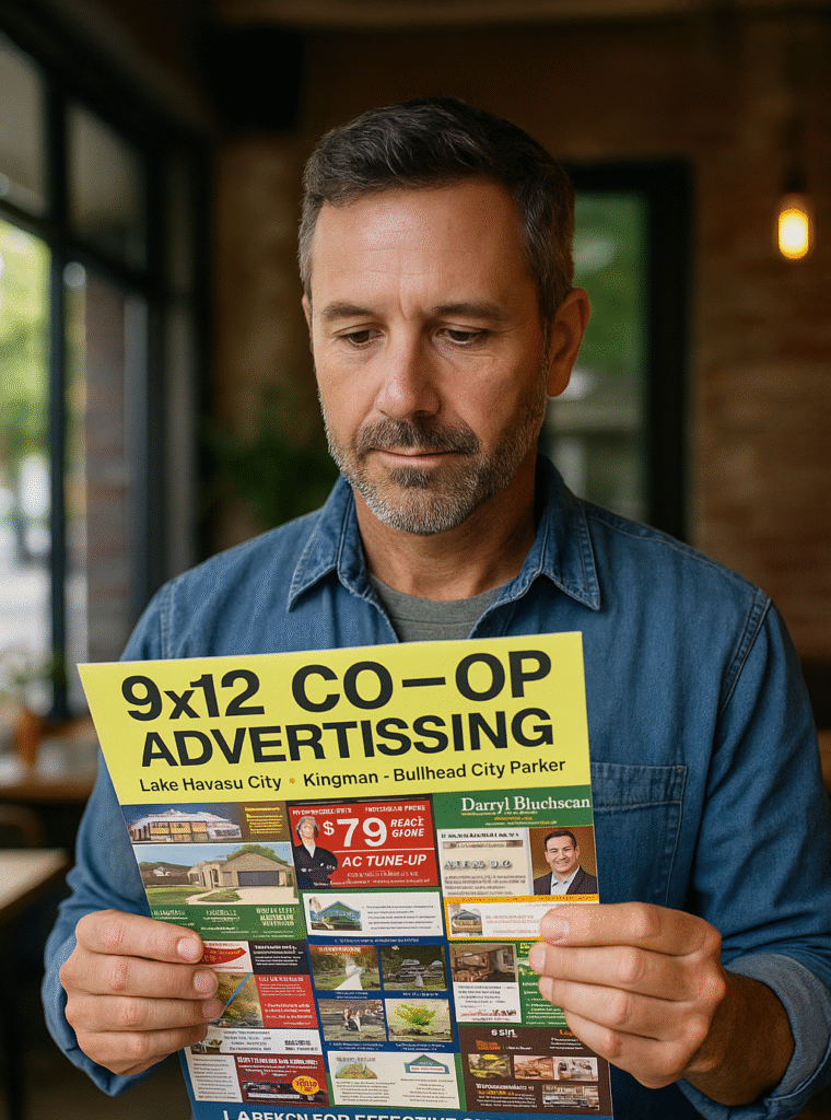 9x12 co op direct mail marketing Lake Havasu, Kingman, Parker, Bullhead City Arizona